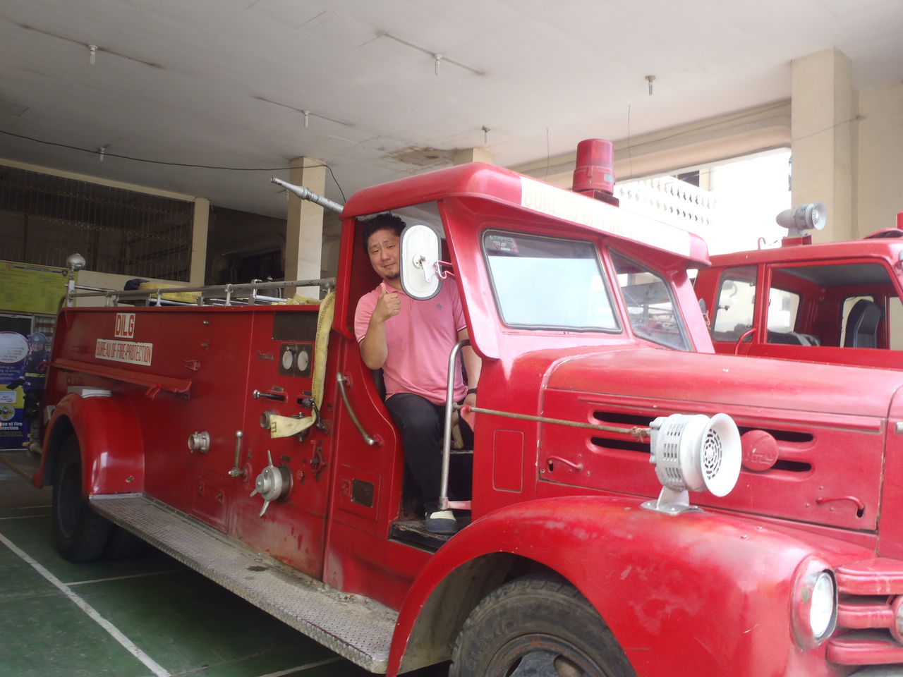 1957年生産いすゞの消防車がドゥマゲッティーで未だに活躍中！！