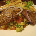 ドゥマゲテのオーガニックカフェのオーガニックなカフェ飯